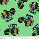 4100M - Green Tractors on Green