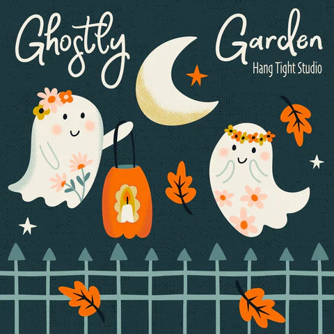 Phoebe Fabrics - Ghostly Garden