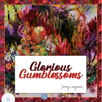 KK Fabrics - Glorious Gumblossoms