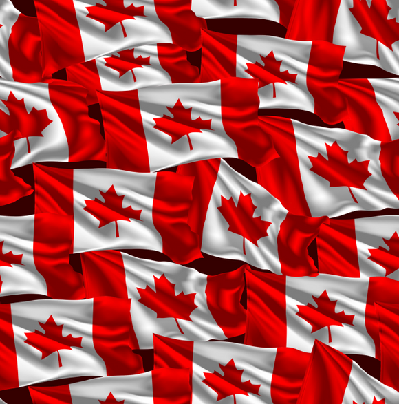 KK Fabrics - Canadian Flag 108