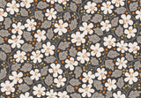 PH0744 Tangled Flowers Dk Grey