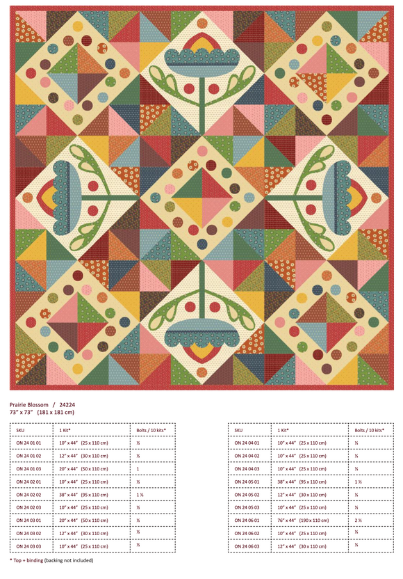 Prairie Blossom Quilt Pattern