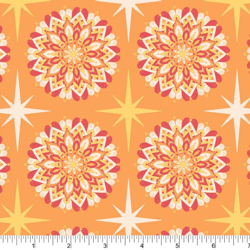 Phoebe Fabrics - Colourfully Calm PH0432 - Mandala Shine