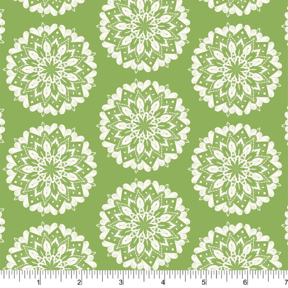 Phoebe Fabrics - Colourfully Calm PH0435 - Mandala Lace