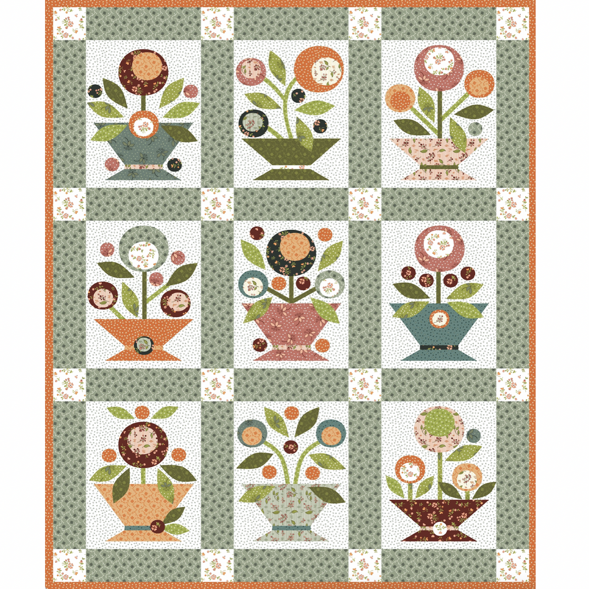 In Full Bloom Pattern – Quiltex Inc