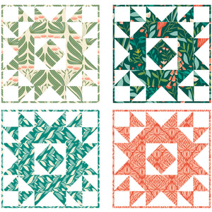 Garden Party - Avalon Quilt Pillow - 18" Square Pillow Quilt Pattern