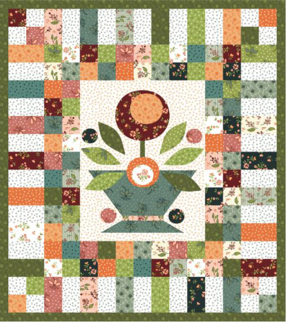 Pieces of Time - Lollipop Flower Quilt Pattern